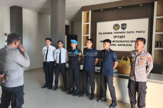 Perkuat Sinergi Pengamanan, Lapas Batulicin Terima Patroli Sambang Polres Tanah Bumbu