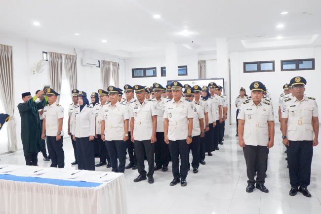 Rotasi dan Promosi, Kakanwil Ditjenpas Babel Lantik 40 Pejabat Eselon V