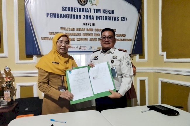 Teken PKS, LPKA Pangkalpinang-DPPKBP3A Bangka Tengah Kolaborasi Penuhi Hak Anak Binaan