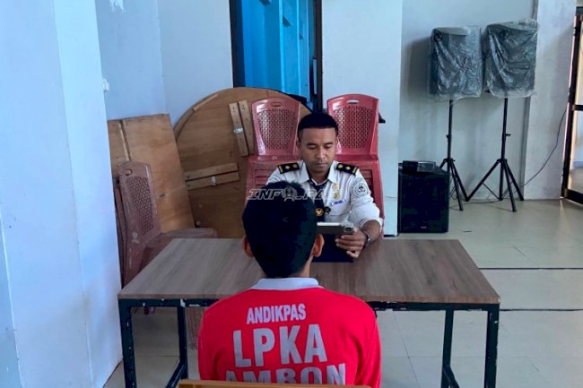 Lewat Litmas Awal, Bapas dan LPKA Ambon Sinergikan Pembinaan Anak Binaan