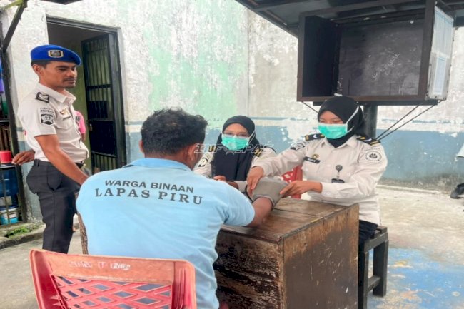 Razia dan Layanan Kesehatan Terpadu, Lapas Piru Perkuat Keamanan dan Pemenuhan Hak Warga Binaan