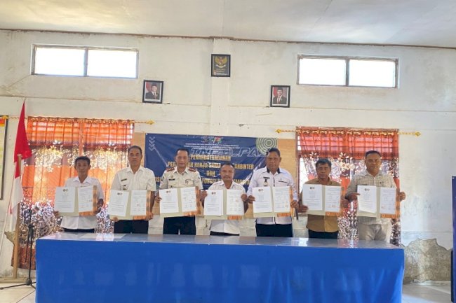 Bapas Waikabubak Gandeng Camat Loli dan Enam Kepala Desa melalui PKS Kelayanbinter