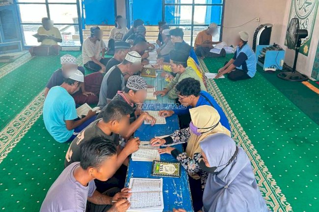 Belajar Tanpa Batas Usia, Warga Binaan Rutan Marabahan Dalami Al-Qur’an