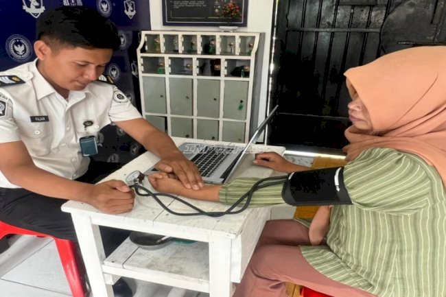 Lapas Wahai Peduli Kesehatan Keluarga Warga Binaan lewat Pemeriksaan Kesehatan Gratis 