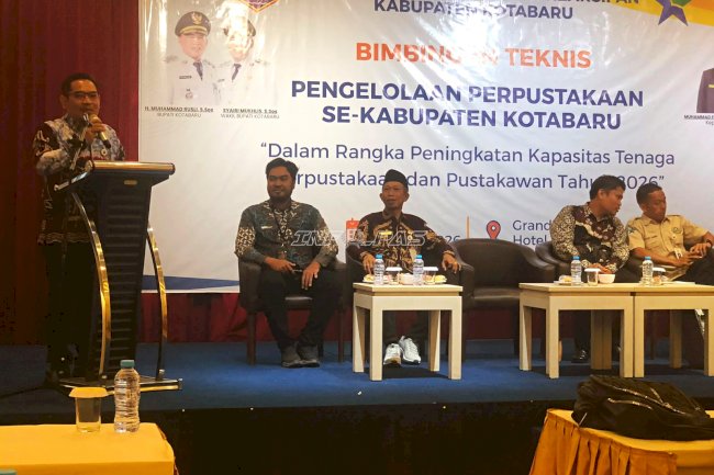 Tingkatkan Kompetensi Pengelola Perpustakaan, Petugas Lapas Kotabaru Ikuti Bimtek Dispersip
