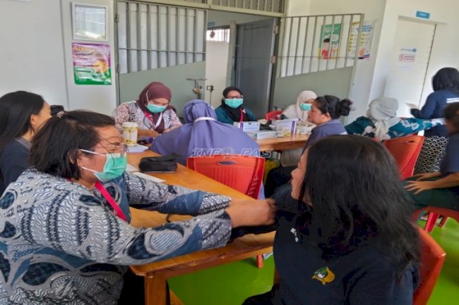 Lapas Perempuan Palu Perkuat Upaya Eliminasi TBC lewat Skrining dan Pemeriksaan Kesehatan Gratis