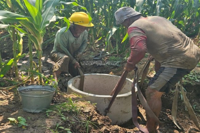 Antisipasi Musim Kemarau, Lapas Terbuka Kendal Bangun Sumur untuk Dukung Ketahanan Pangan