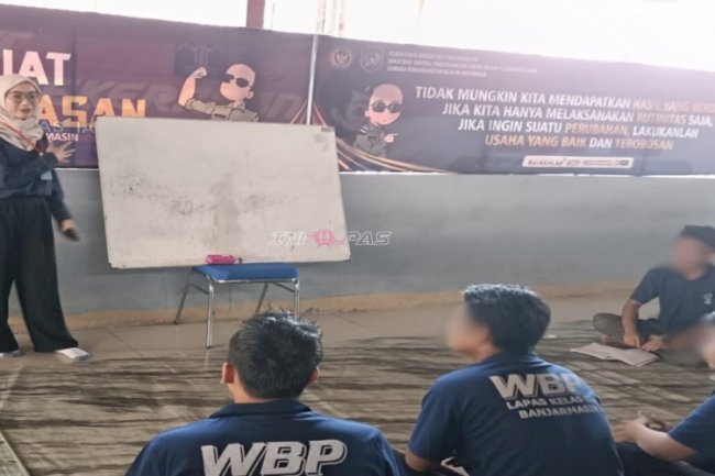 Lapas Banjarmasin Mulai Program Pendidikan Kesetaraan Tahun Ajaran Baru bersama PKBM Azzahra