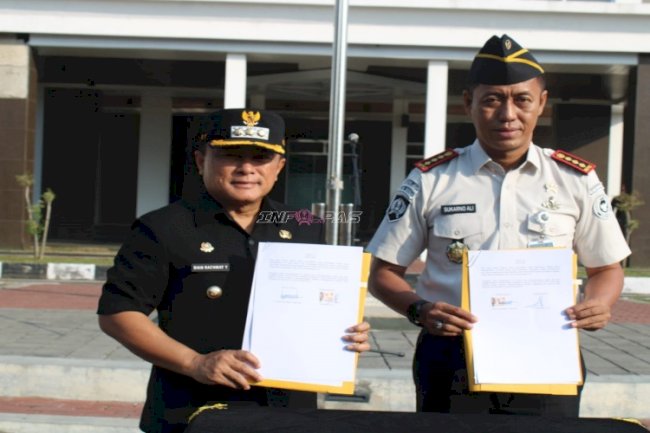 Lapas Kuningan dan Pemkab Kuningan Sepakati Kerja Sama Penanggulangan Bencana Kebakaran