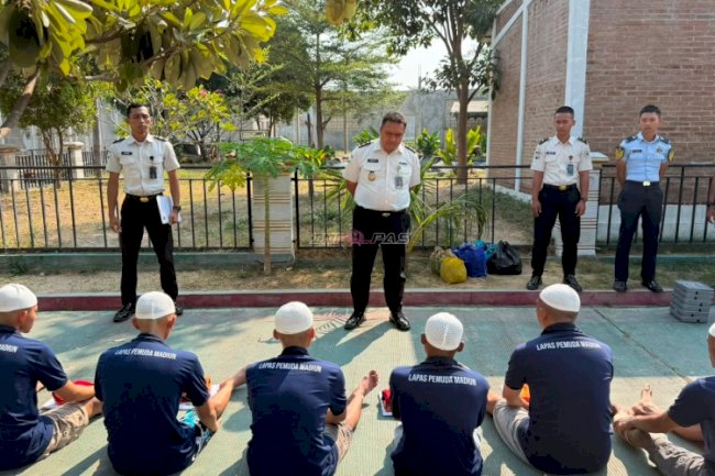 Optimalisasi Hunian, Lapas Pemuda Madiun Terima Enam Warga Binaan dari Rutan Nganjuk