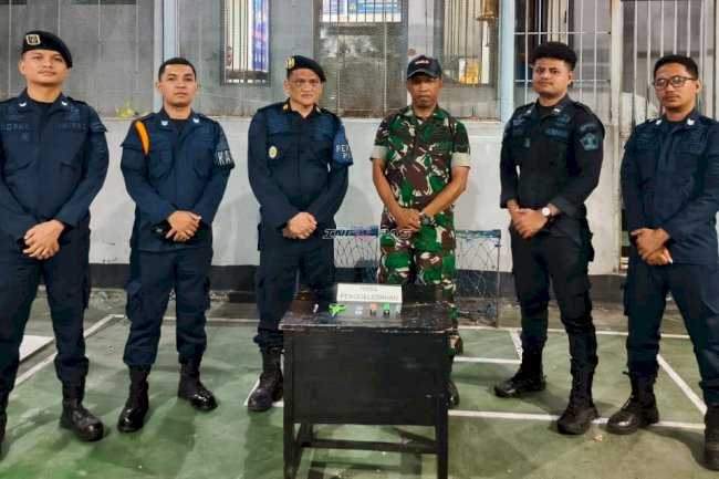 Sinergi dengan Koramil, Lapas Wahai Gelar Razia Kamar Hunian Cegah Gangguan Kamtib