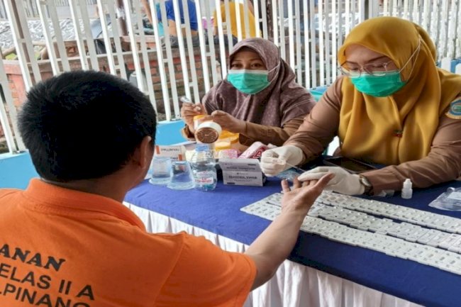 57 Warga Binaan Lapas Pangkalpinang Jalani VCT Mobile dan Skrining Penyakit Menular