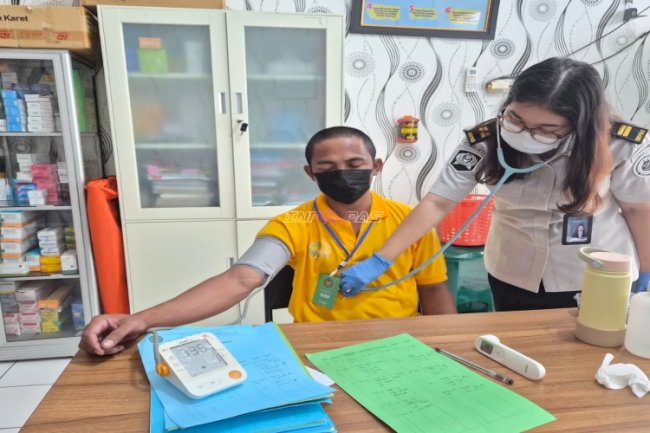 Pastikan Hak Kesehatan Terpenuhi, Rutan Rantau Rutinkan Pemeriksaan Warga Binaan