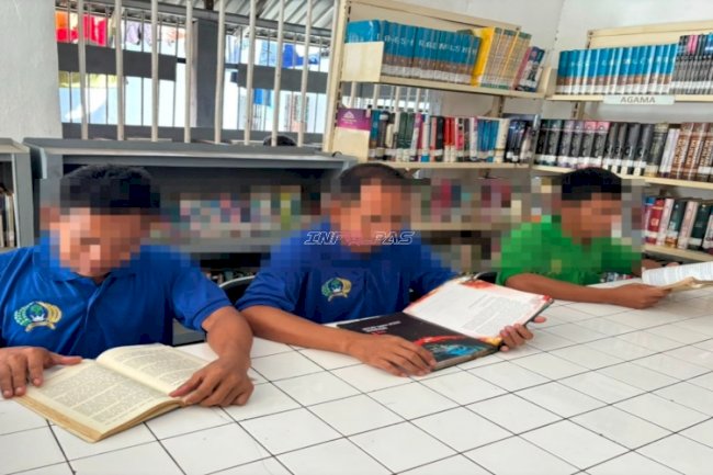Warga Binaan Rutan Rantau Bangun Harapan dan Wawasan di Perpustakaan