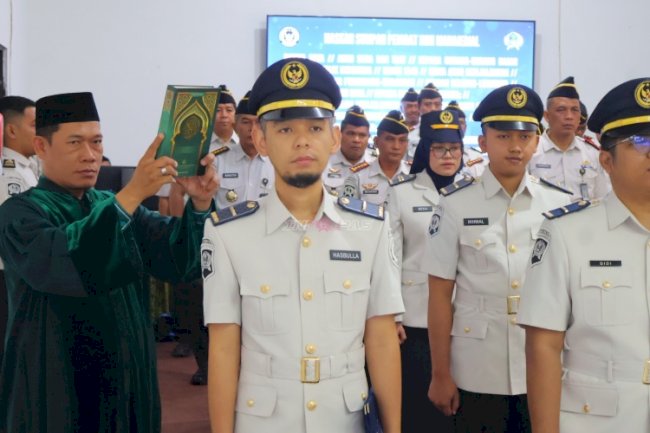 Sembilan Pejabat Nonmanajerial Dilantik, Kakanwil Ditjenpas Kalsel Tegaskan Amanah untuk Tingkatkan Kualitas Layanan Pemasyarakatan