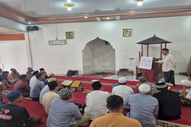 Perkuat Pembinaan Keagamaan, Lapas Muara Tebo Gelar Program Belajar Mengaji bersama BAZNAS Kab. Tebo