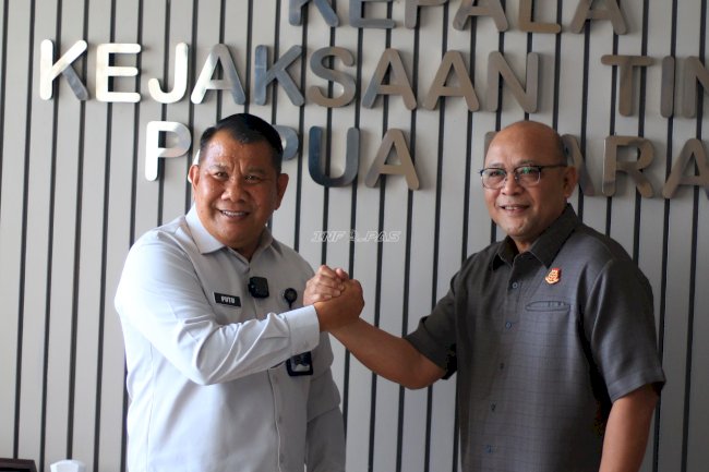 Kanwil Ditjenpas Papua Barat dan Kejati Perkuat Koordinasi Penegakan Hukum