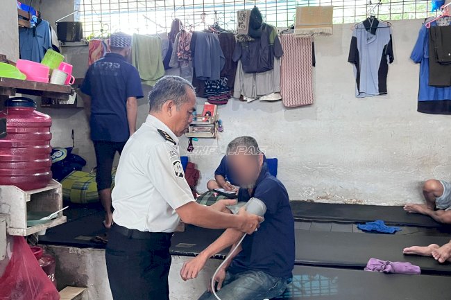 Sapa Kasih, Rutan Barabai Pantau Kesehatan, Keamanan, dan Kebersihan Warga Binaan
