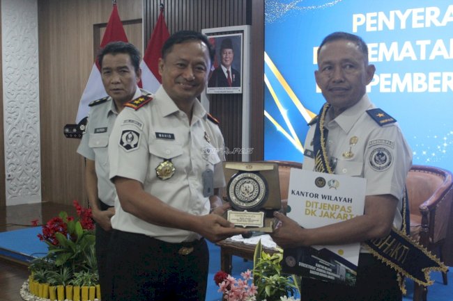 Apresiasi Pengabdian, Kanwil Ditjenpas DK Jakarta Lepas Dua Pegawai Purnabakti