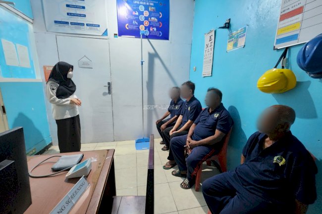 Cegah Penyakit Kronis di Usia Senja, Lapas Tual Intensifkan Pemeriksaan Kesehatan Warga Binaan