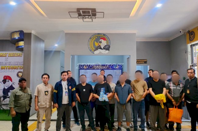 Rutan Ambon Serahkan 11 Tahanan Asing kepada Biro Korwas dalam Proses Pengalihan Tahanan