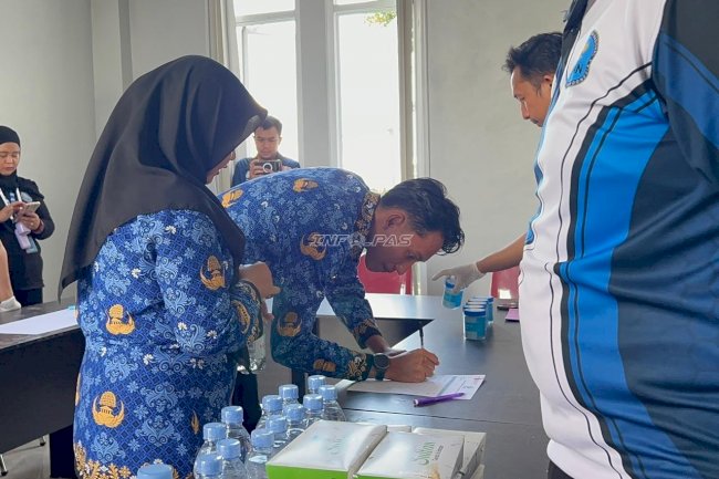Tes Urine ASN, Bapas Tanjungpandan Tegaskan Komitmen Bersih Narkoba