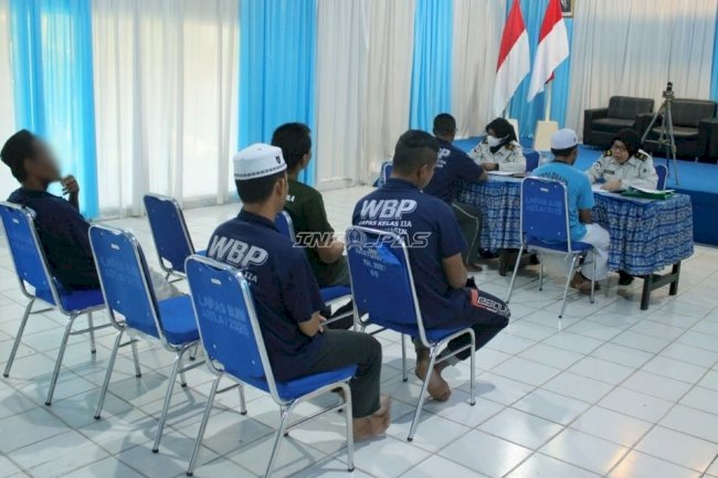 Enam Warga Binaan Lapas Banjarmasin Jalani Litmas Program Integrasi