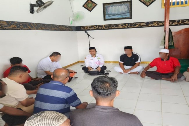 Lapas Tual Gandeng KUA Kei Kecil Gelar Pembinaan Rohani Warga Binaan
