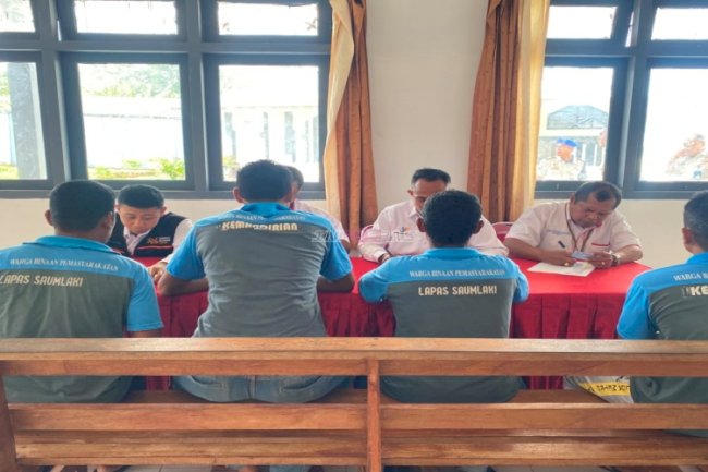 Dukung Pendataan Nasional, Warga Binaan Lapas Saumlaki Ikuti Sensus Ekonomi 2026