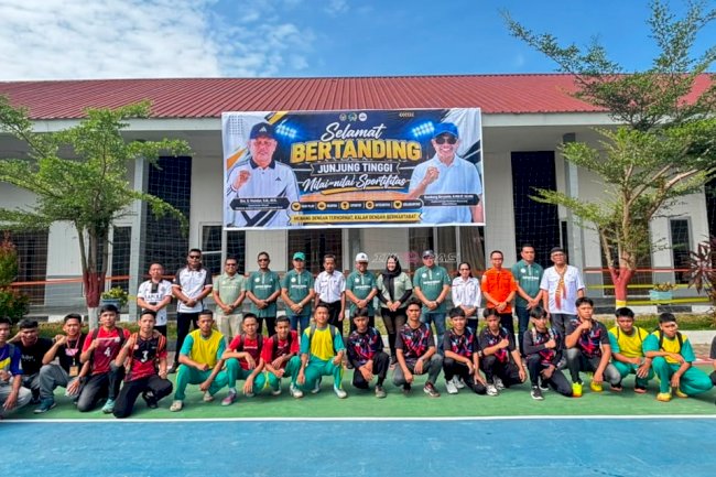 Kakanwil Ditjenpas Sulbar Said Mahdar Buka Turnamen Bola Voli Pelajar "Cup II 2026" di LPKA Mamuju