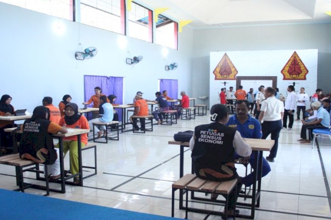 Lapas Piru Dukung Sensus Ekonomi 2026, 163 Warga Binaan Berhasil Didata BPS Kab. SBB