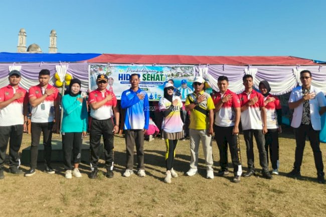 Lapas Wahai dan Dinkes Malteng Sinergi Kampanye Hidup Sehat di Lapangan Merdeka