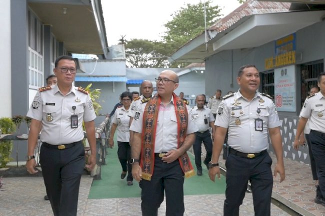 Rutan Ambon Sambut Kunjungan Irwil IV, Momentum Evaluasi dan Komitmen Peningkatan Kinerja