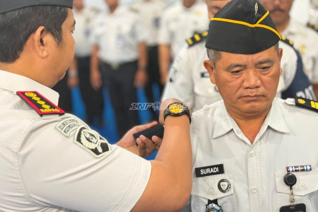 Apresiasi Dedikasi dan Pengabdian, Lapas Kotabaru Anugerahkan Kenaikan Pangkat ASN