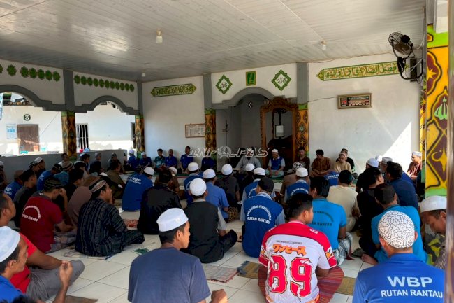Rutan Rantau Tingkatkan Keimanan Warga Binaan melalui Ceramah Agama