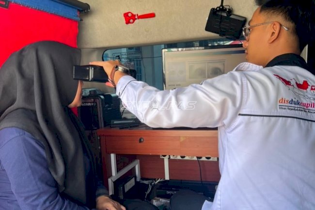 Gandeng Disdukcapil, Lapas Perempuan Martapura Fasilitasi Perekaman KTP 17 Warga Binaan