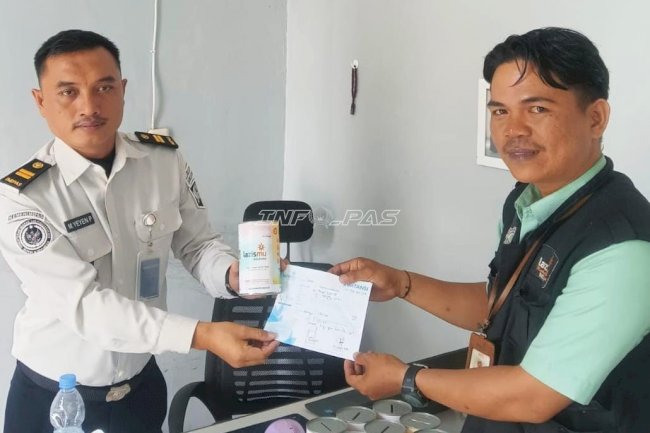tumbuhkan Budaya Berbagi, Bapas Tanjungpandan Salurkan Infak Pegawai melalui Lazismu Belitung