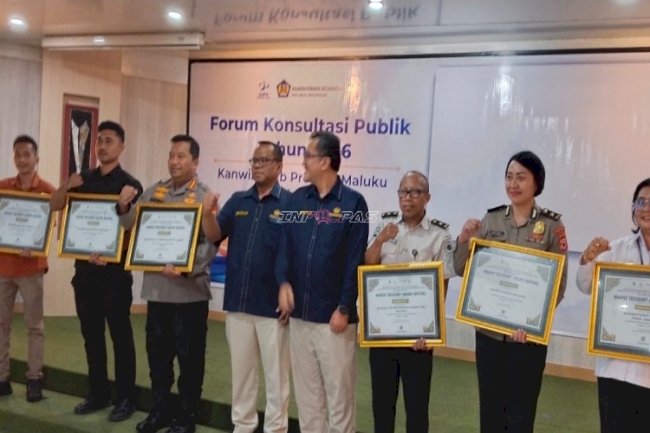 Kanwil Ditjenpas Maluku Raih Terbaik I Koordinator Wilayah Kinerja Pelaksana Anggaran dari DJPb Prov. Maluku