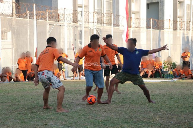 Turnamen Futsal Meriahkan HUT Ke-81 RI di Lapas Pemuda Madiun