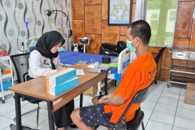 Layanan Humanis, Rutan Rantau Gelar Pemeriksaan Kesehatan Rutin bagi Warga Binaan