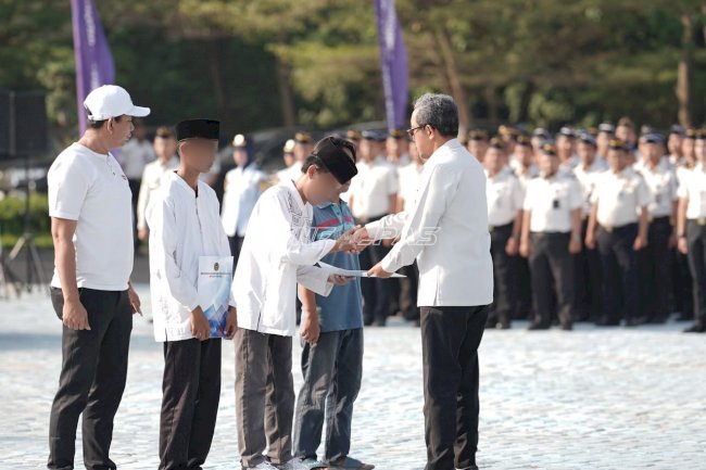 Hadiri Peringatan HAN Ke-42, Lapas  I Tangerang Dukung Wujudkan Generasi Masa Depan Indonesia