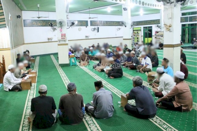 Santri Warga Binaan Lapas Banjarmasin Dalami Pembinaan Keagamaan di Malam Jumat