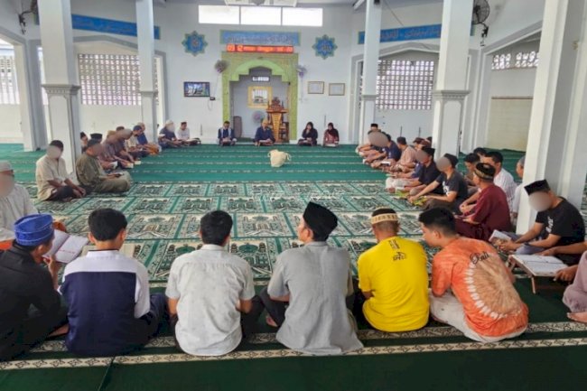 Lapas Pangkalpinang Fasilitasi Tausiah Mahasiswi UAC Mojokerto bagi Warga Binaan