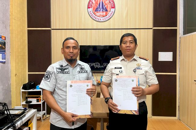 Lapas Kotabaru Jalin Kerja Sama Penanggulangan Bencana dengan BPBD