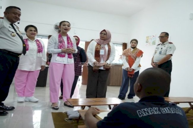 Selvi Gibran dan Seruni Kabinet Merah Putih Tinjau Pembinaan Anak di LPKA Batam