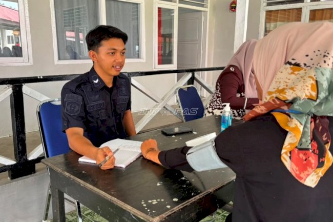 Lapas Muara Tebo Peduli Kesehatan Warga Binaan dan Keluarganya lewat Pemeriksaan dan Edukasi Kesehatan 