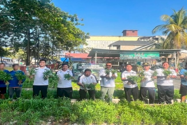 Pembinaan Kemandirian Berbuah Panen Beruntun, Lapas Banjarmasin Perkuat Ketahanan Pangan