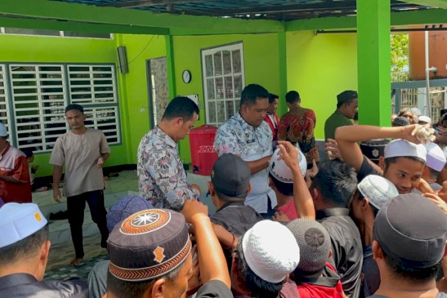 Hangatkan Kebersamaan, Lapas Narkotika Karang Intan Tebar Kepedulian lewat Jumat Berkah
