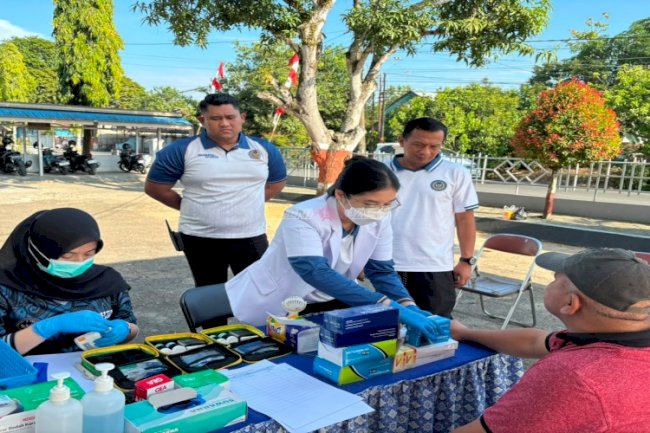 Rutan Rantau Berikan Pemeriksaan Kesehatan Gratis bagi Keluarga Warga Binaan dan Masyarakat Sekitar