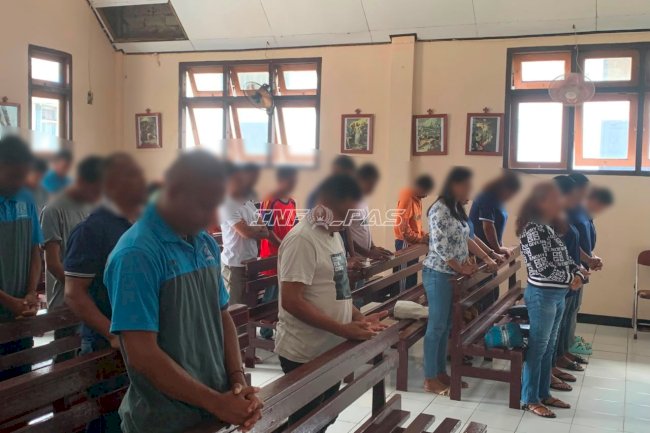 Perkuat Pembinaan Kerohanian, Lapas Saumlaki Gandeng Komunitas Api Menyala